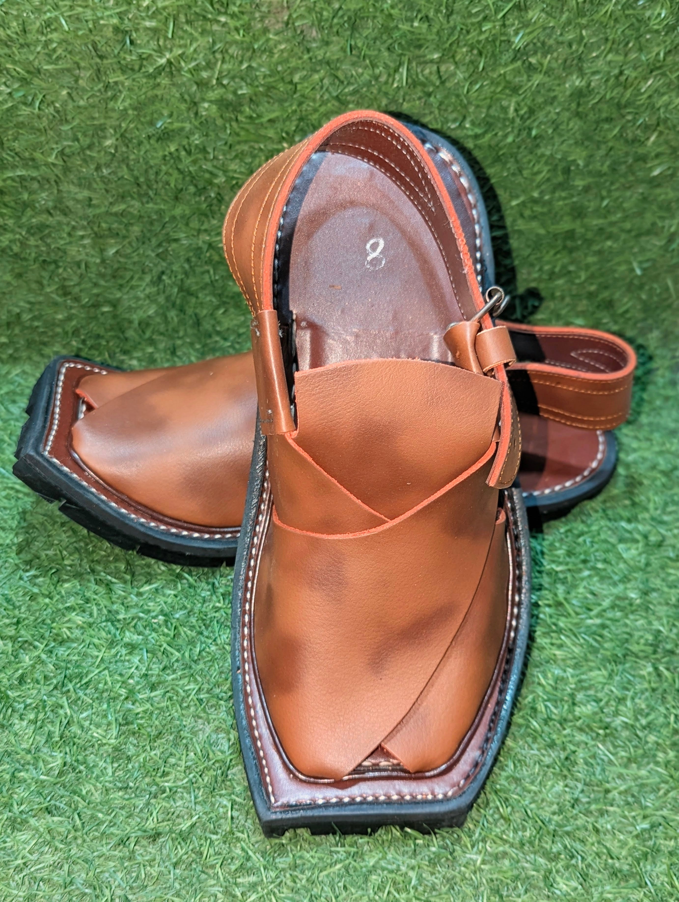 Peshawari Chappal – Classic Heritage Edition (Tan Brown)