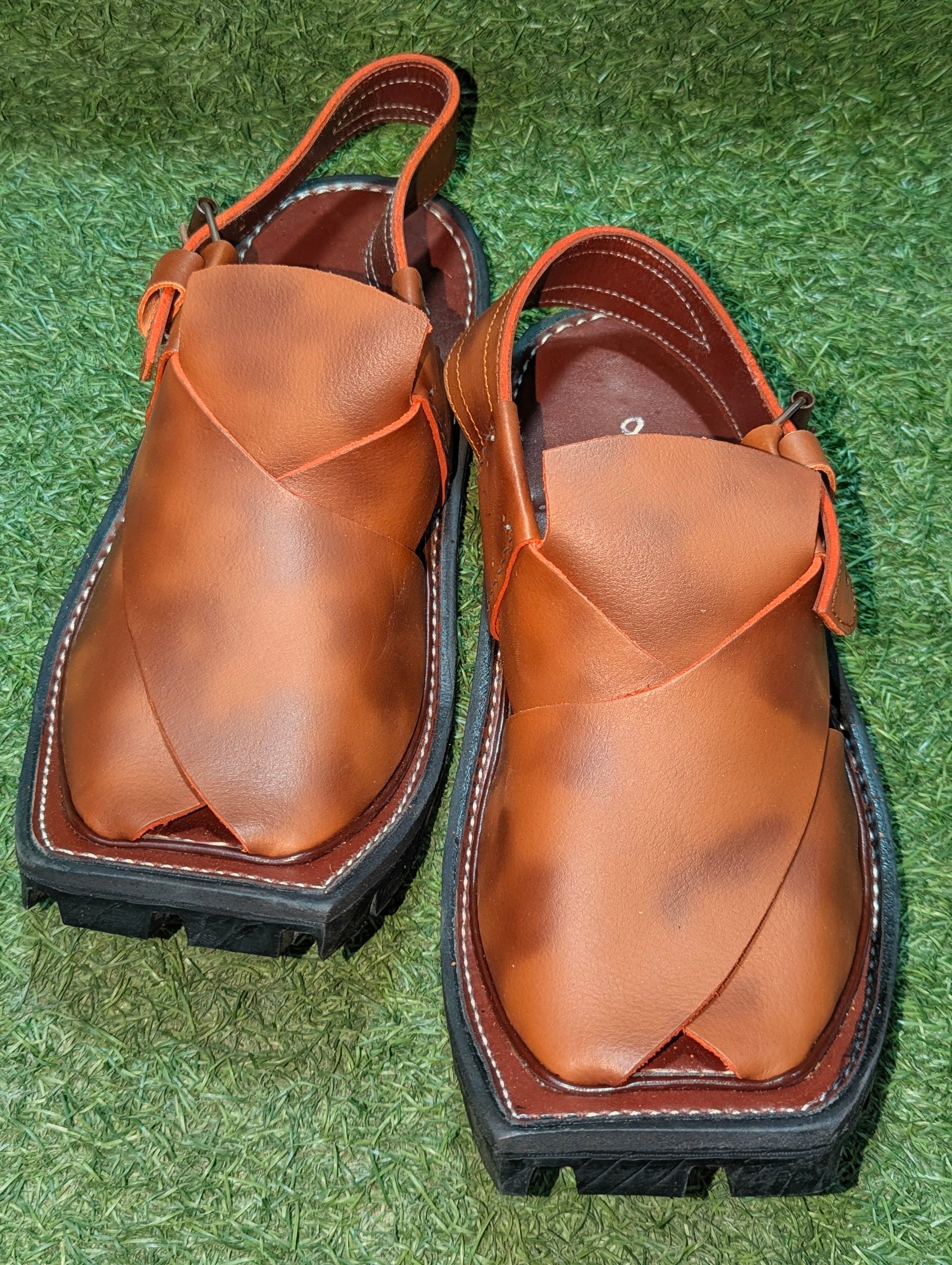 Peshawari Chappal – Classic Heritage Edition (Tan Brown)